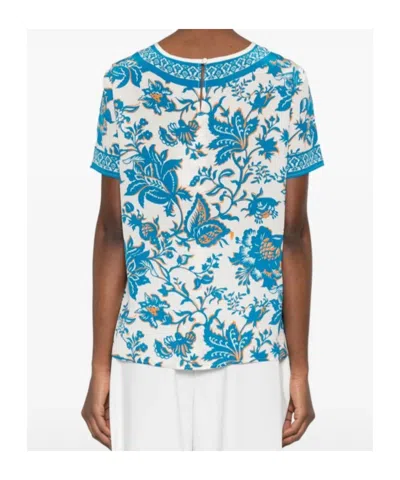 Etro Pattern-printed Short-sleeved Top In Multi