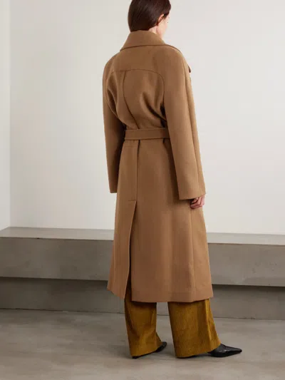 Stella Mccartney Wool Coat In Brown
