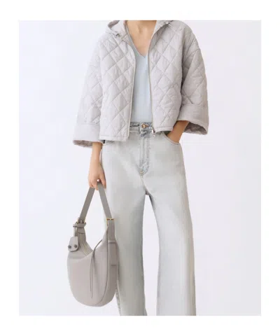 Fabiana Filippi Jacket Woman Color Gnawed Blue In White
