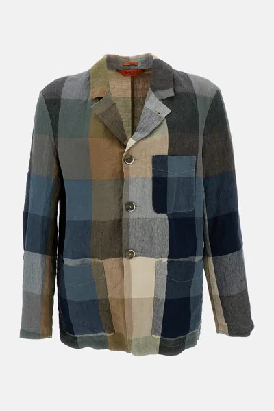 Barena Venezia Checkered Patch-pocket Jacket In Multi