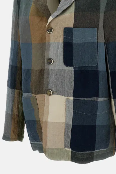 Barena Venezia Checkered Patch-pocket Jacket In Multi