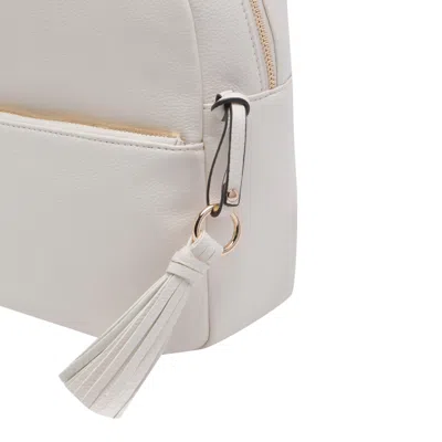 Liu •jo Logo Backpack In White