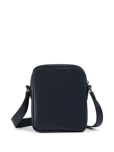 Doucal's Leather Messenger Bag In Pattern