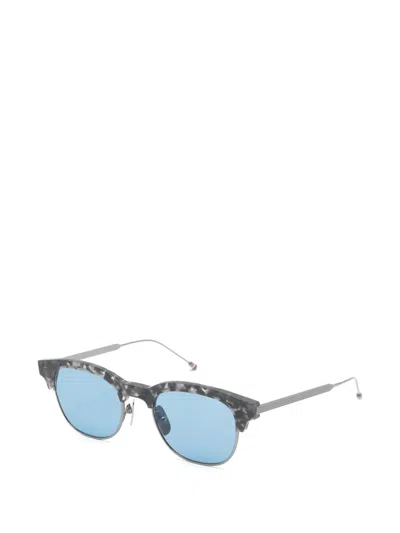 Thom Browne Square-frame Sunglasses In Blue