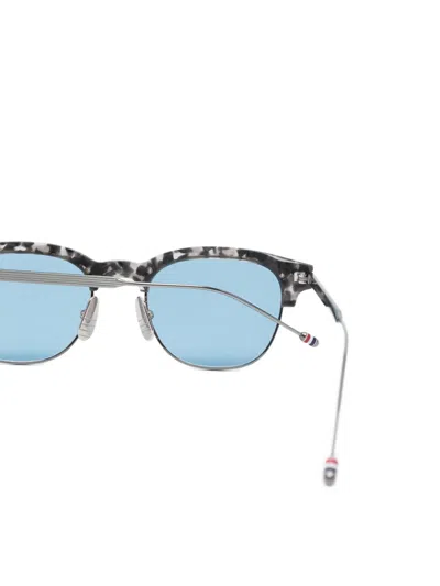 Thom Browne Square-frame Sunglasses In Blue
