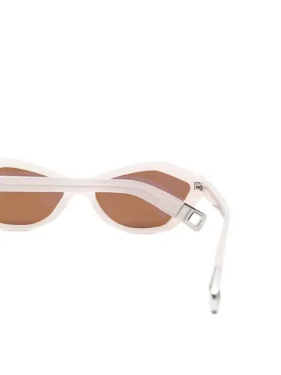 Jacquemus Geometric Sunglasses In Neutral