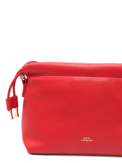 A.p.c. Ninon Mini Structured Side Drawstring Handbag In Pattern
