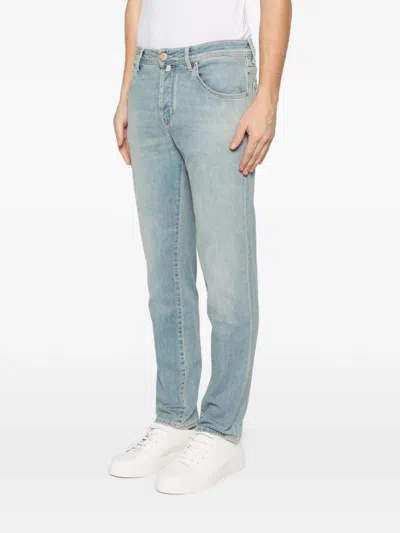 Jacob Cohen Scott Buttoned Jeans In Blue
