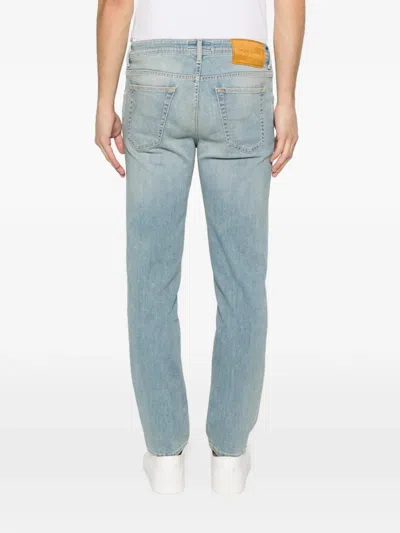 Jacob Cohen Scott Buttoned Jeans In Blue