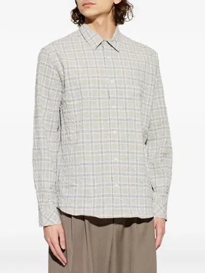 Samsoe & Samsoe Checked Shirt In Purple