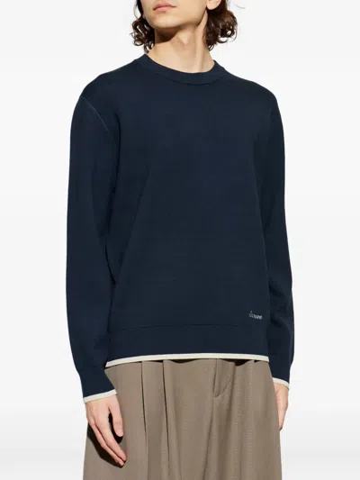 Samsoe & Samsoe Sarico Crew-neck Sweater In Blue