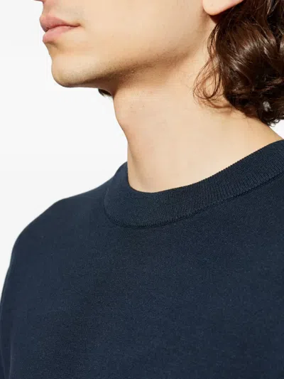 Samsoe & Samsoe Sarico Crew-neck Sweater In Blue