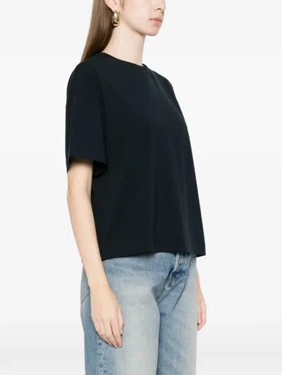 Alpha Studio Crew-neck T-shirt In Black