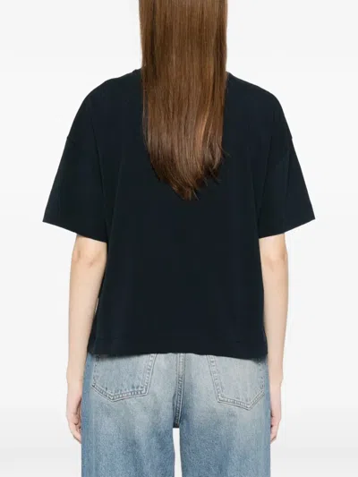 Alpha Studio Crew-neck T-shirt In Black