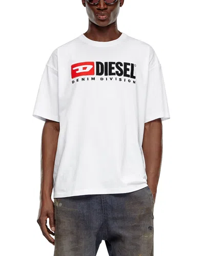 Diesel Essentials Man T-shirt White Size L Cotton