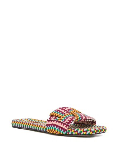 Amambaih Martina Flat Mules In Multi