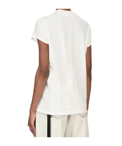 Rick Owens Drkshdw Short-sleeved T-shirt In White