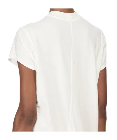 Rick Owens Drkshdw Short-sleeved T-shirt In White