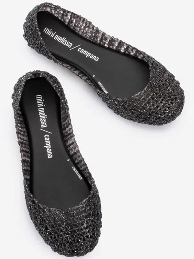 Mini Melissa Campana Zigzag Flat In Multi