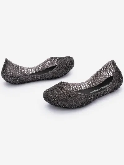 Mini Melissa Campana Zigzag Flat In Multi