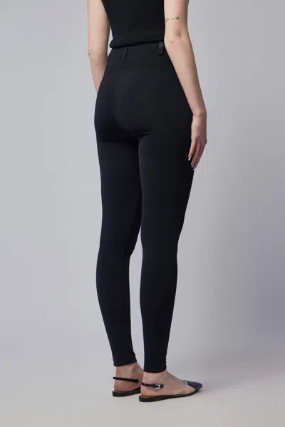 Alaïa Rib Legging In Blue