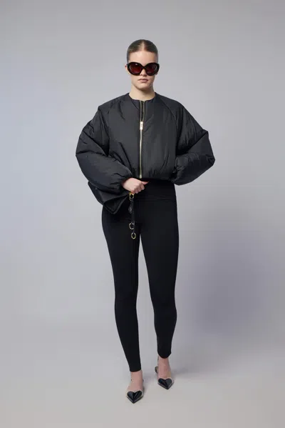 Alaïa Rib Legging In Blue