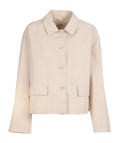 Aspesi Long Sleeve Jacket In Neutral