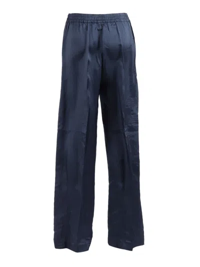 Aspesi Elasticated Trousers In Blue