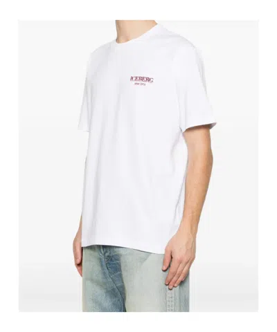 Iceberg Logo T-shirt In White