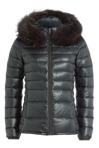 Duvetica Down Jacket With Fur-trimmed Hood