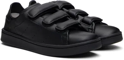 Y-3 Stan Smith Hook-and-loop Sneakers In Black