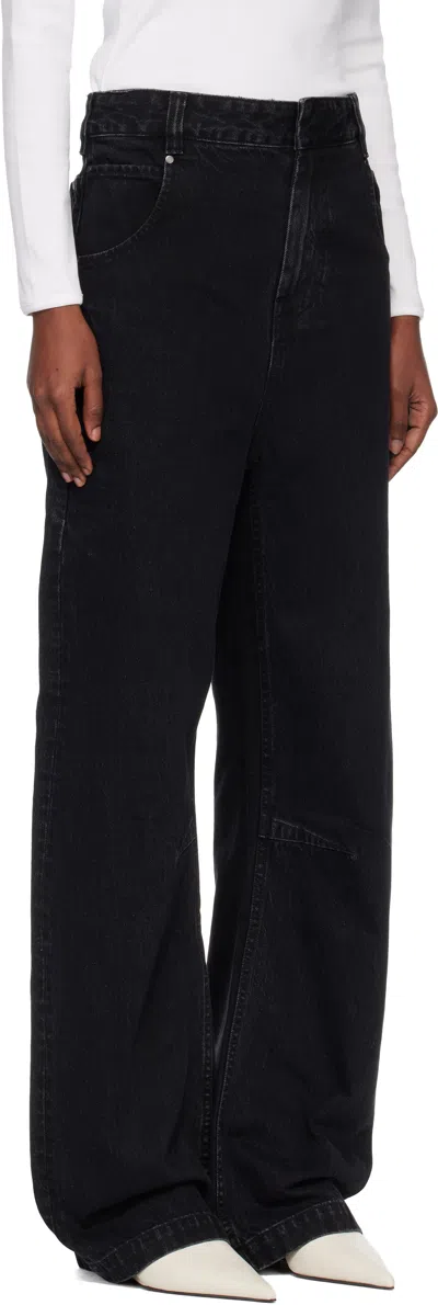 Entire Studios Black Gem Jeans In Black