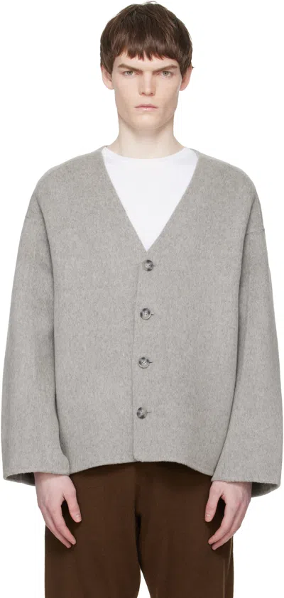 Entire Studios Jool Button Jacket In Gray