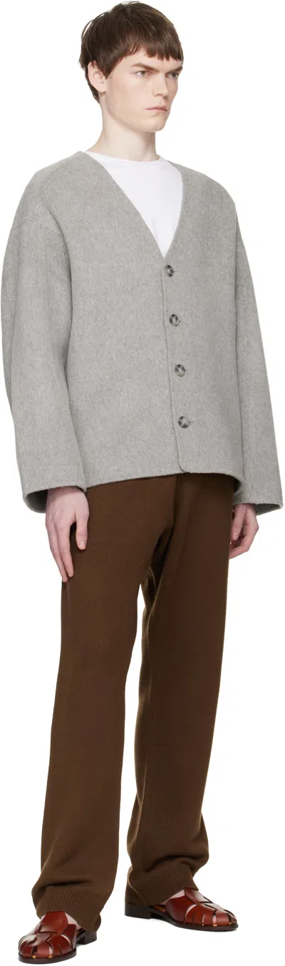 Entire Studios Jool Button Jacket In Gray