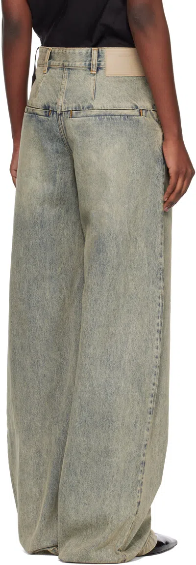 Entire Studios Blue Dem Jeans In Blue