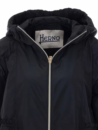 Herno Black Parka In Black