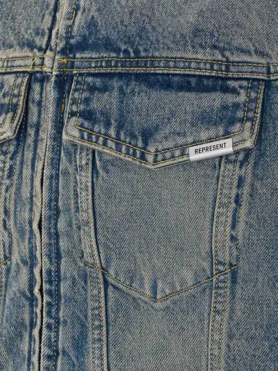 Represent R4 Denim Jacket In Blue