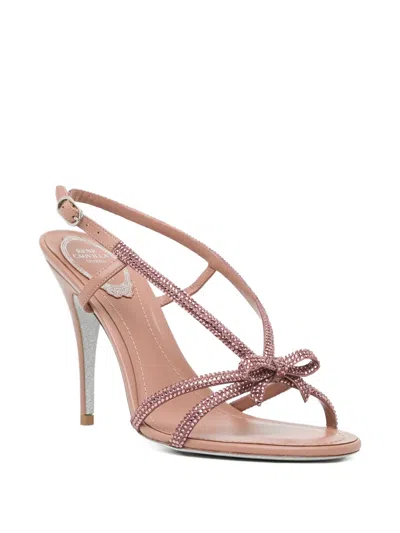 René Caovilla 100mm Lynette Sandals In Multi