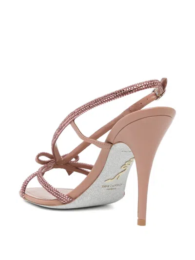 René Caovilla 100mm Lynette Sandals In Multi
