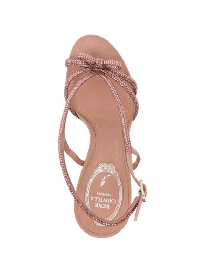 René Caovilla 100mm Lynette Sandals In Multi