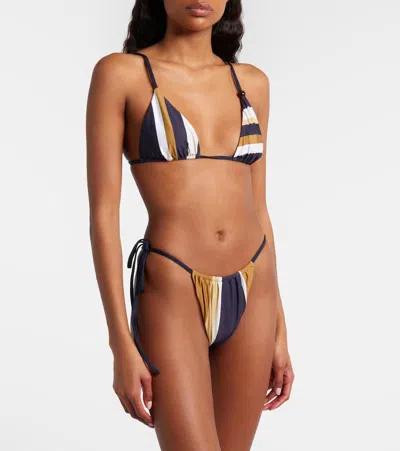 Sir String Striped Bikini Bottoms In Multi