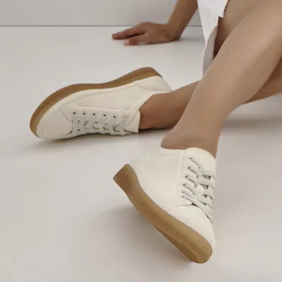 Vionic Winny Knit Low Top Sneaker In White