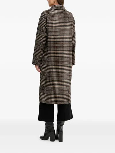 Joseph Ribkoff Checked Collared Coat In Pattern