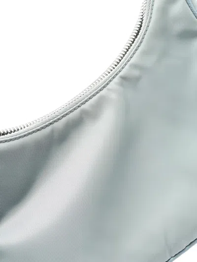 Pre-owned Prada 2005 Chain Medium Shoulder Bag In Blue