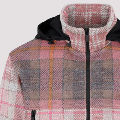 Dior Checked Zip-up Jacket In Multi