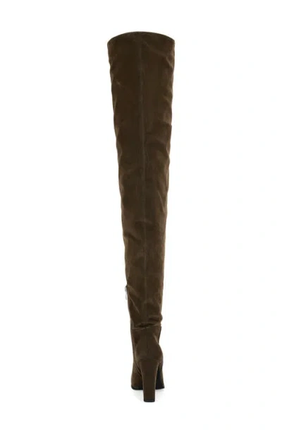 Azalea Wang Nanette Thigh High Boot In Brown