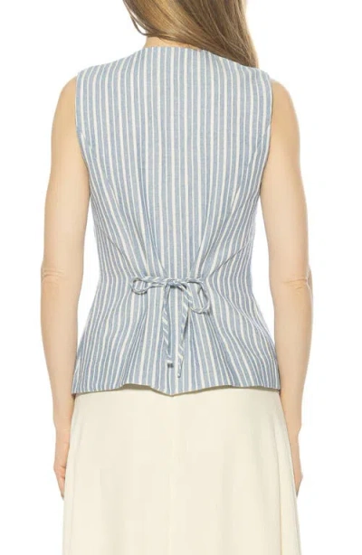 Alexia Admor Kinsley Vest Top In Blue
