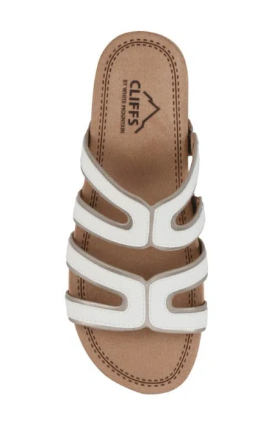 Cliffs By White Mountain Tinarose Platform Sandal In White