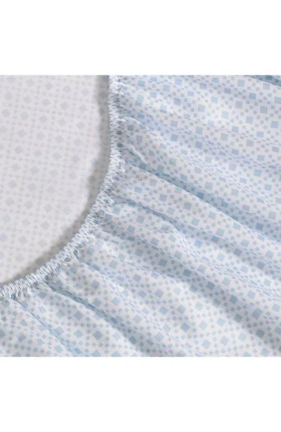 Nautica Annie Geo Cooling Microfiber Sheet Set In Blue
