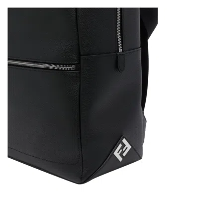 Fendi Lui Zip Backpack In Black